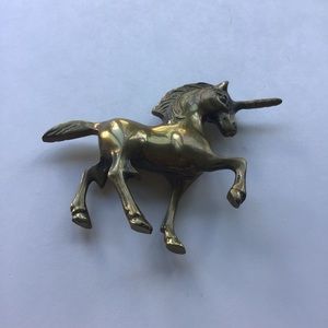 Vintage Accents - Vintage solid brass unicorn figurine. Vintage Accents - Vintage solid brass unicorn figurine.